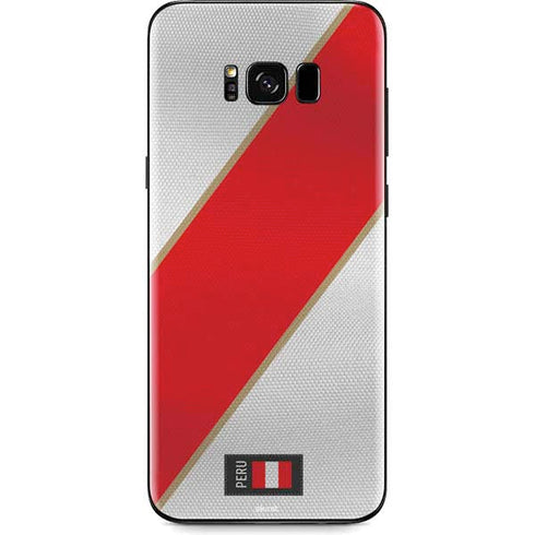 Peru Soccer Flag Galaxy S8 Skin